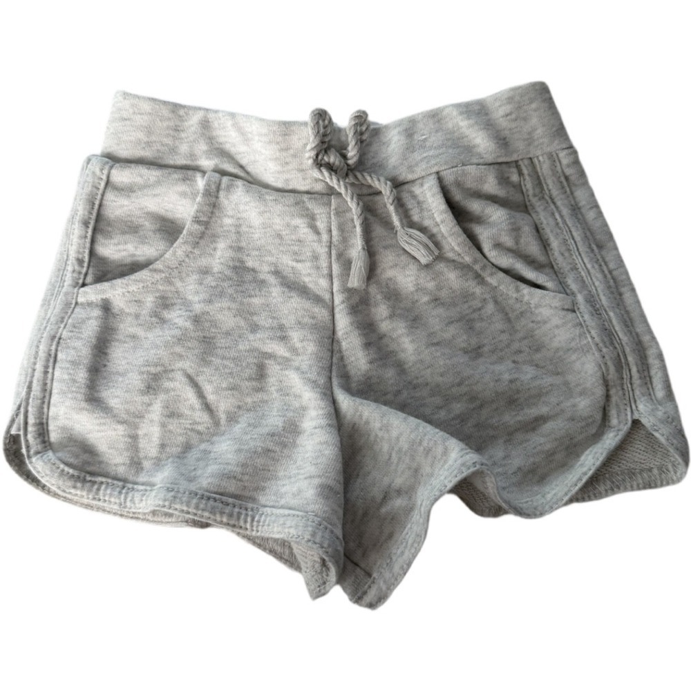 Garanimals Toddler Girls Gray French Terry Dolphin Shorts 3T Drawstring Pull-On